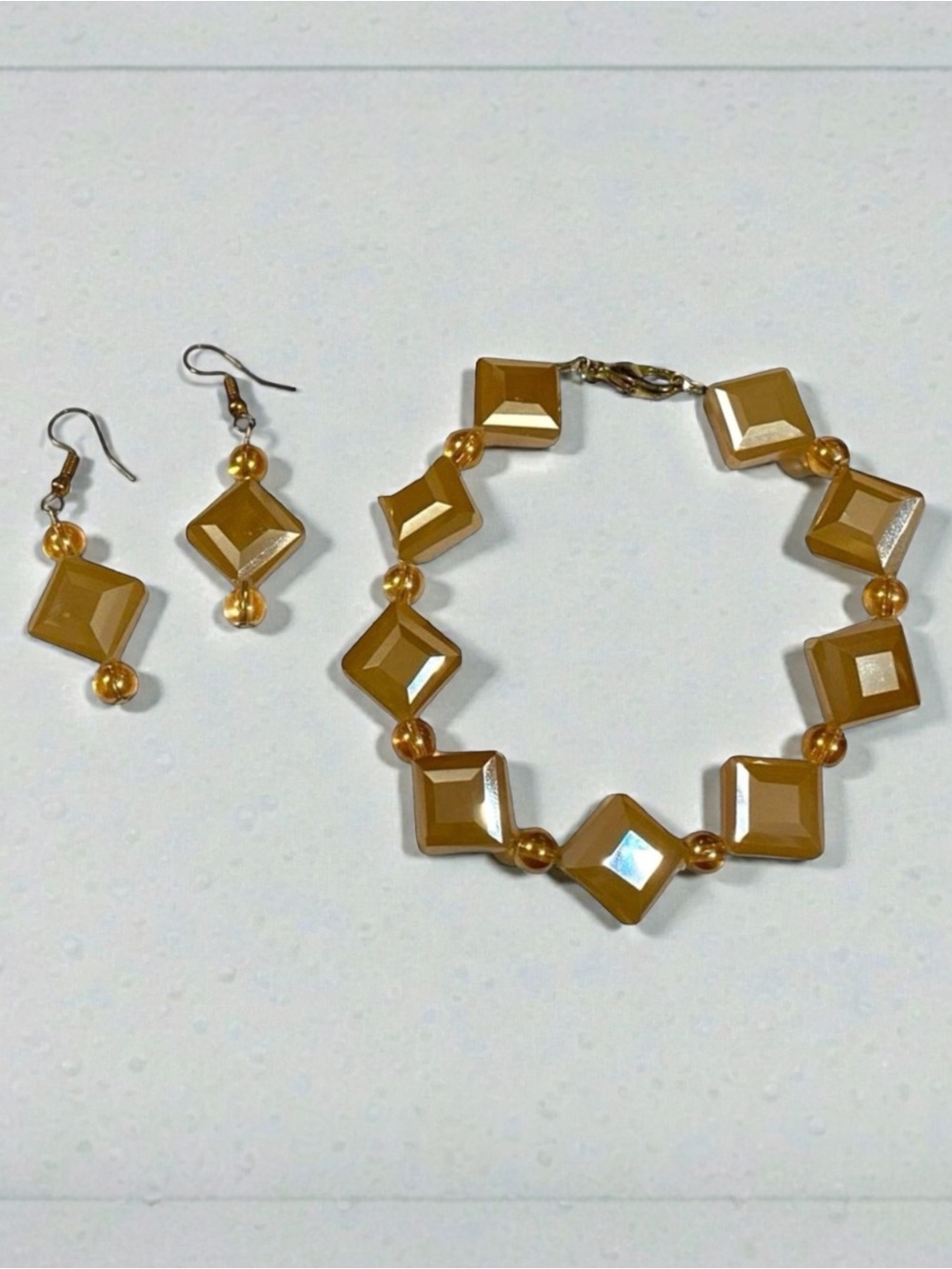 Vintage Bracelet and Earrings for Pierced Ears